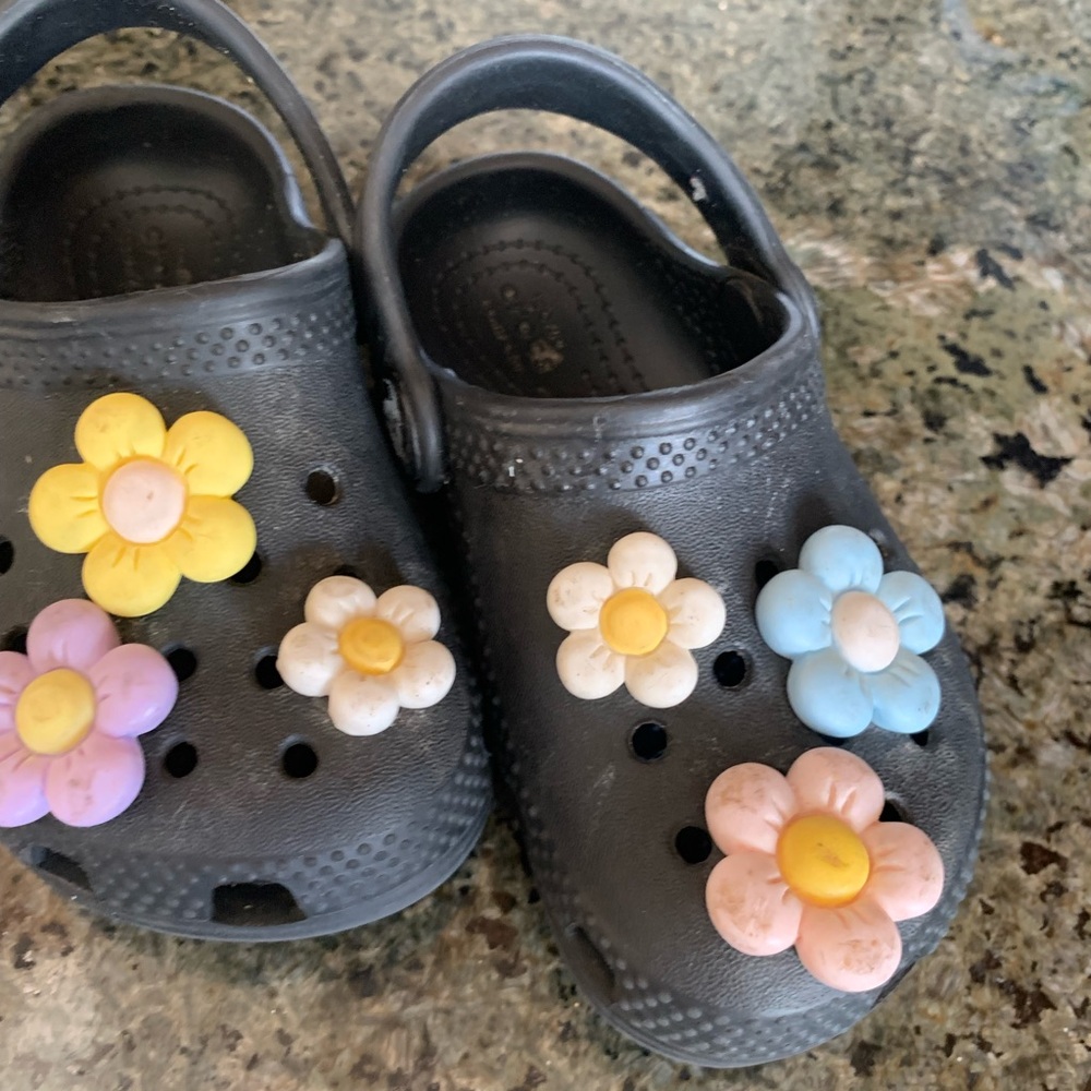 CROCS Kids Classic Black Sandals
